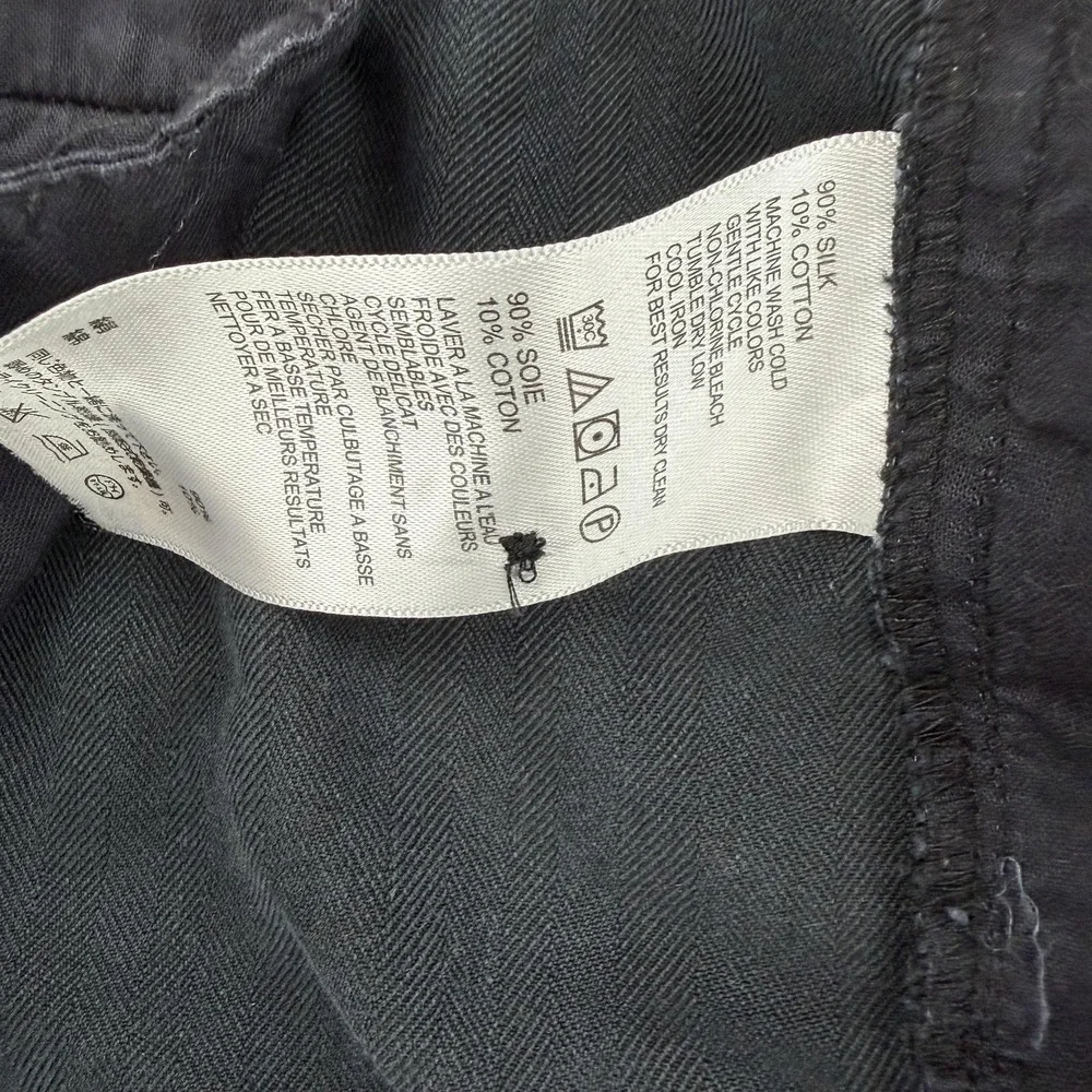 Tommy Bahama Shorts‎ Mens 38 Blue Silk Chino Flat Front 9 Inseam Casual Resort